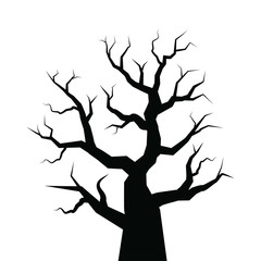 Fototapeta premium vector of Halloween tree