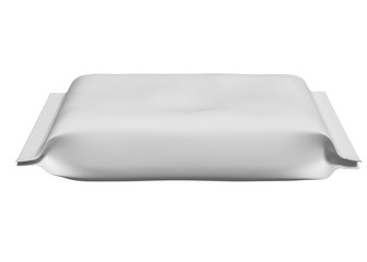 Wet wipes with shadow isolateted on white background