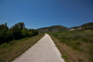 Radwanderweg Via Rhona in der Ardeche