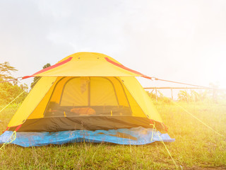 Orange outdoor Camping Tent 