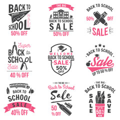 Fototapeta premium Back to School design. Vector illustration.