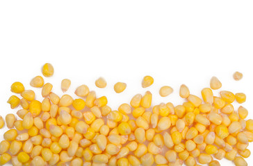 corn isolated on white