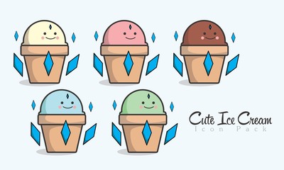 Cute Ice Cream © GBW