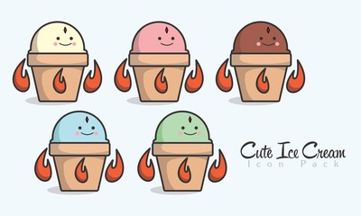 Cute Ice Cream © GBW