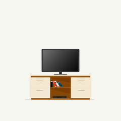Tv cabinet icon