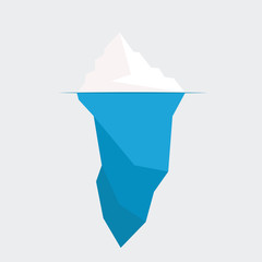 Iceberg vector illustration