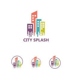 City Splash logo Template Design