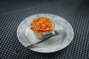 жульен с курицей и грибами