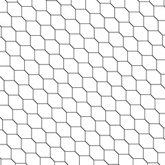 black and white honeycomb graphic tiles pattern