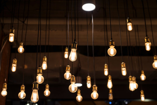 Many Light Bulbs Interior Design