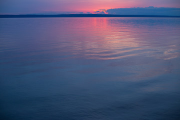 Sunset sea