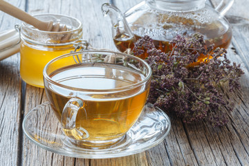 Dried herbals for tea and breawed medicine tea