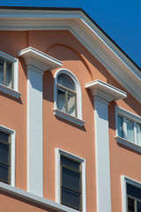 Fototapeta na wymiar facade of xx century building