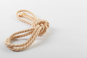Beige cotton rope