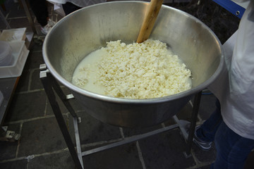 Produzione di mozzarelle