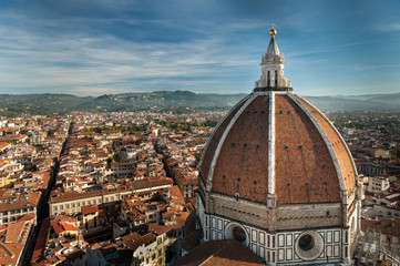 Fototapeta na wymiar Cuppola di Santa Maria del Firoe in Firenze