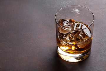 Whiskey with ice