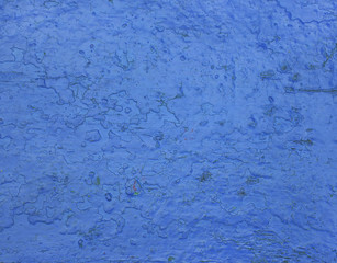 shot of grunge old blue painted background
