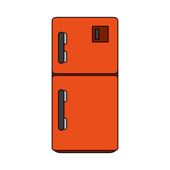 refrigerator vector illustration