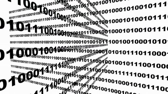 4k,Binary source code,data digital display,future tech background.