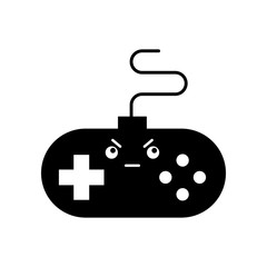 video game control kawaii character vector illustration design