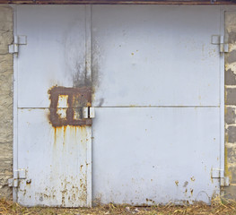 Gate, metal, garage
