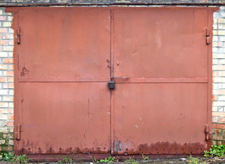 Gate, metal, garage