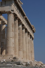 Naklejka premium Parthenon temple in Acropolis Hill in Athens, Greece.