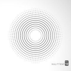 Abstract geometric halftone background modern vector illustration