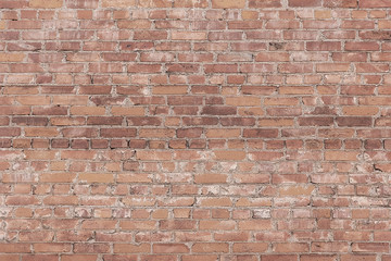 Fototapeta premium Stary tekstura tło ściany z czerwonej cegły