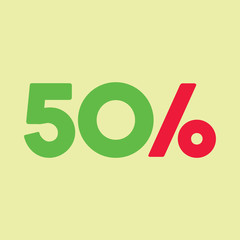 Fifty percent sale - 164623785