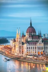 Fototapeten Budapest Parliament building in Budapest, Hungary  © andreykr