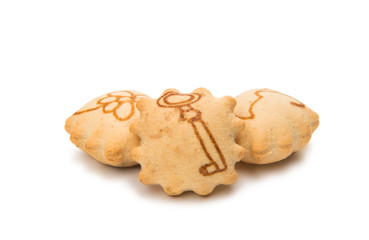 Biscuit with bitter chocolate cream filling