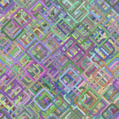 Repeating square background pattern - vector graphic design from diagonal squares with shadow effect