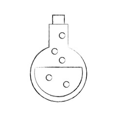 tube test with potion vector illustration design