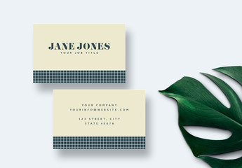 Classic Business Card Layout