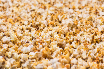 Background of popcorn
