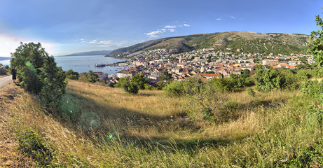 Fototapeta na wymiar Panorama of Senj - Istria - Croatia