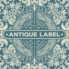 Art deco frame and label design, Resource for Hotel, Spa, Restaurant, Jewelry or other Product tags. Vector illustration