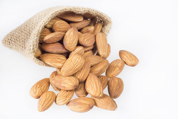 Almonds nuts - Prunus dulcis