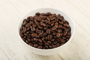 Roasted coffee beans