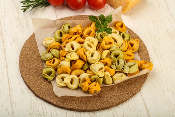 Raw tortellini