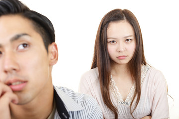 喧嘩しているカップル