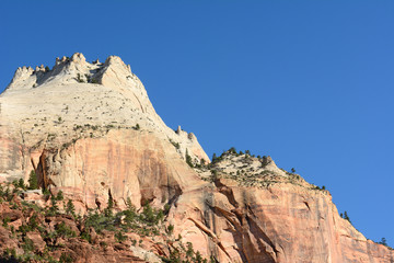 Fototapeta na wymiar Rock Formation Zion