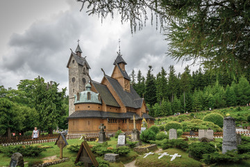 Fototapeta na wymiar Wan Church - Karpacz, Poland