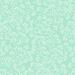 Obraz premium Floral seamless retro pattern