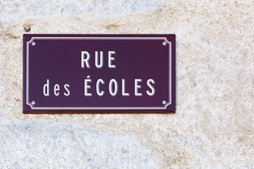 Rue des écoles