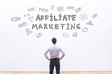 affiliate marketing concept