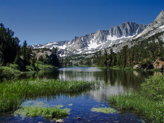 Mountain View from High Sierra Lake