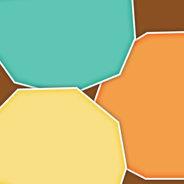 Abstract geometric background with hexagons